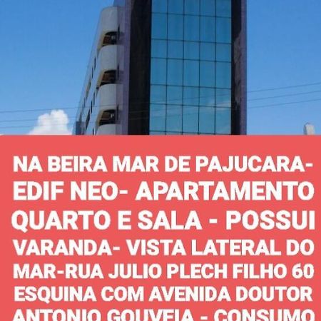 Na Beira Mar De Pajucara- Edif Neo- Apartamento Quarto E Sala- Tem Varanda - Vista Lateral Do Mar- Rua Julio Plech Filho 60 Esquina Com Avenida Doutor Antonio Gouveia - Consumo Eletrico E Pago No Ckeck-Out 1Kwh E 1,35 Reias Maceió 外观 照片